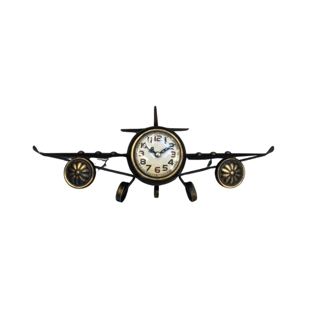 Aircraft Clock Black image 0